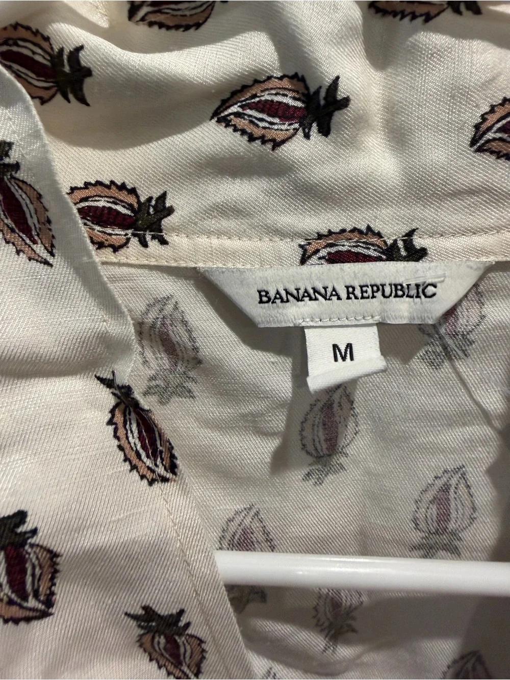 Banana Republic Wide-Leg Viscose Linen Pull-On Pants- L & Tie-Neck‎ Top Size M